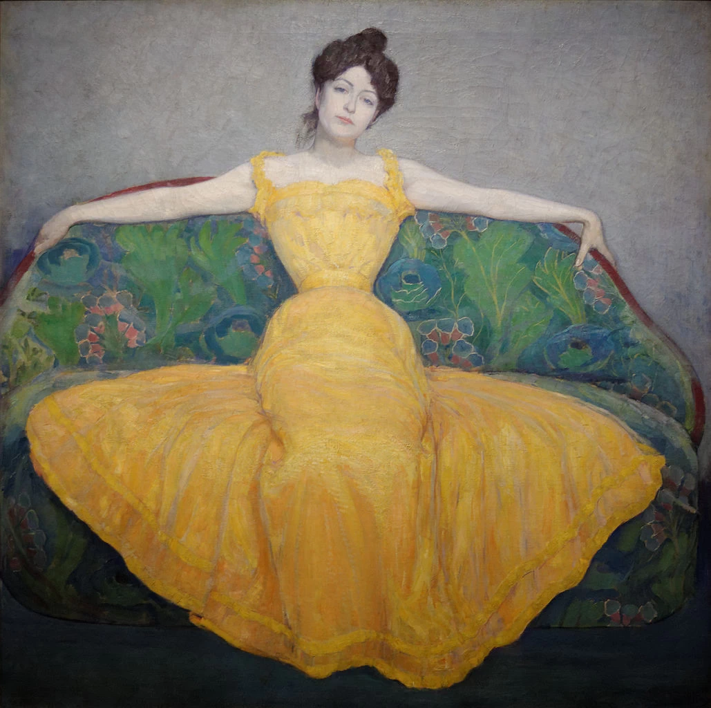 Signora in giallo - Museo di Vienna